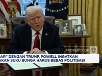 Video: Powell ke Trump: Kebijakan Suku Bunga Harus Bebas Politisasi