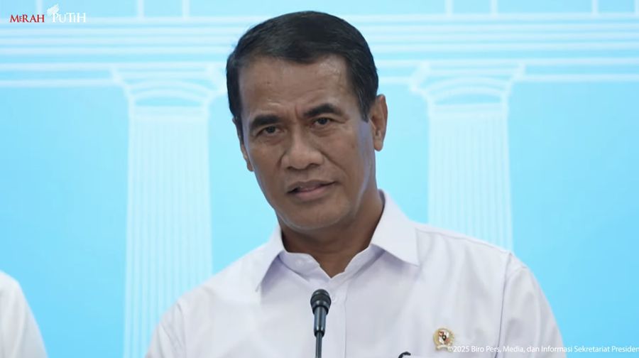 Menteri Pertanian (Mentan) Andi Amran Sulaiman dalam Keterangan Pers Menteri Usai Ratas Terkait Stimulus Ekonomi, Kantor Presiden, 2 Juni 2025. (Tangkapan Layar Youtube)