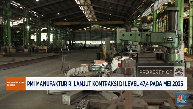 Video: PMI Manufaktur RI Lanjut Kontraksi di Level 47,4 pada Mei 2025