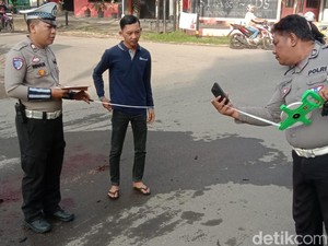 Lansia di Palembang Tewas Usai Ditabrak Motor, Korban Terpental 3 Meter