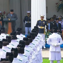 Video: Prabowo Sapa Megawati di Peringatan Hari Lahir Pancasila