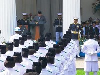 Video: Prabowo Sapa Megawati di Peringatan Hari Lahir Pancasila
