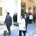 Momen Prabowo & Megawati Bertemu dalam Upacara Hari Lahir Pancasila