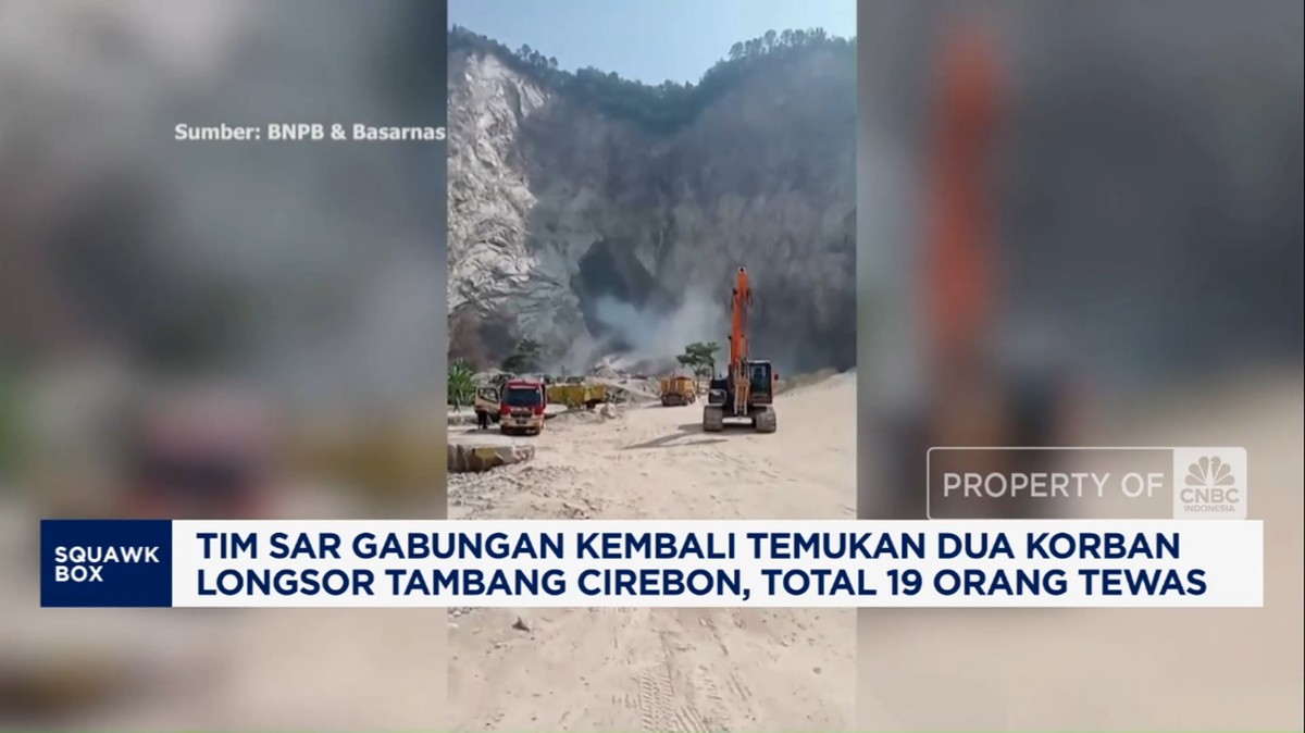 Video: Tim SAR Kembali Temukan 2 Korban Longsor Tambang Cirebon