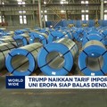 Video: Trump Naikkan Tarif Impor Baja Jadi 50%, Uni Eropa Balas Dendam