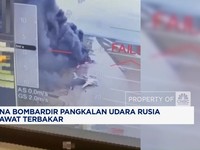 Video: Ukraina Bombardir Pangkalan Udara Rusia, 41 Pesawat Terbakar