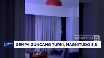 Video: Gempa Guncang Turki, Magnitudo 5,8