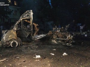 Drone Rusia Hantam Bus Warga Sipil di Ukraina, 3 Orang Tewas