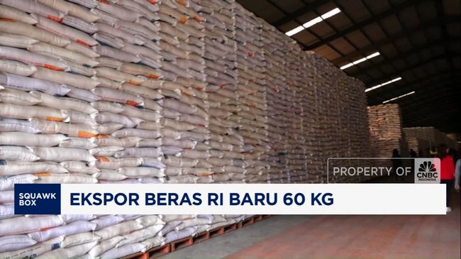 Video: Indonesia Mulai Ekspor Beras, Tapi Baru 60 Kg di April 2025