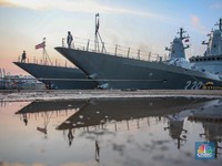 Kapal Perang Putin-Penghancur Target di Pantai Datangi Perairan RI