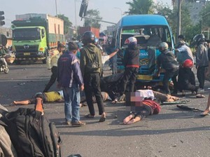 Gelimpangan Korban Kecelakaan Horor Exit Tol Purwodadi Renggut 2 Nyawa