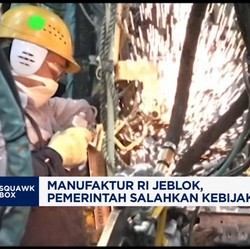 Video: Manufaktur RI Jeblok, Pemerintah Salahkan Kebijakan Trump