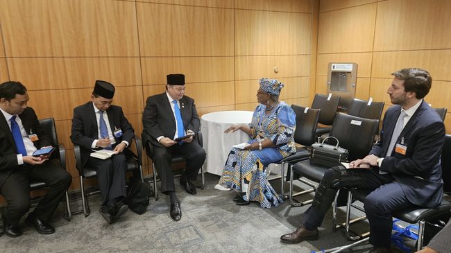 Airlangga Temui Bos WTO di Paris, Bahas Masalah Ini
