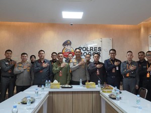 Peserta Sespimmen Polri KKP di Polres Bogor, Baksos ke Anak Yatim-Disabilitas