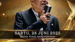 Catat! Ini Tanggal Konser Perjalanan Cinta Ari Lasso di Banjarmasin