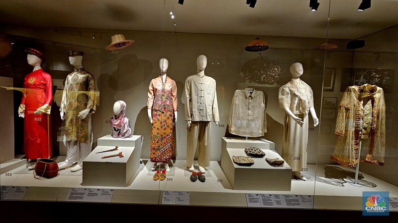 ASEAN Culture House (ACH) di Busan menyelenggarakan berbagai pameran permanen dan khusus untuk menyoroti sejarah, masyarakat, dan budaya dari 10 negara ASEAN, termasuk Indonesia. (CNBC Indonesia/Thea Fathanah Arbar)