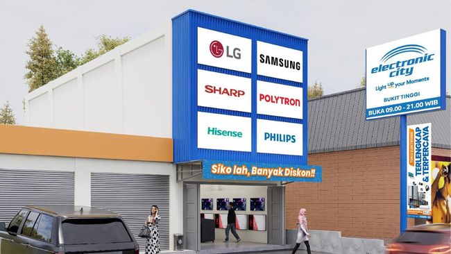 Perluas Pasar Sumatera, Electronic City Kini Hadir di Bukittinggi
