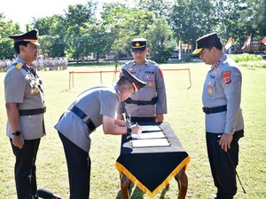 Brigjen Baskoro Tri Prabowo Resmi Gantikan Brigjen Awi sebagai Wakapolda NTT
