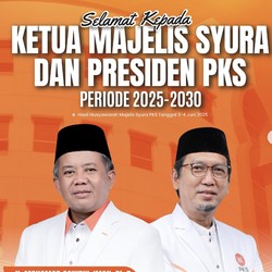 Sohibul Iman Jadi Ketua Majelis Syura PKS, Almuzzammil Presiden Partai