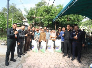 Peserta Didik Sespimmen Polri Dukung Ketahanan Pangan di Bojonegoro