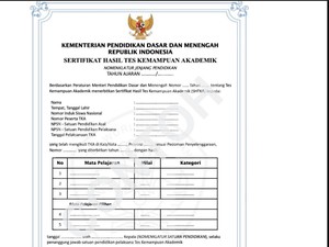 Permendikdasmen Tes Kemampuan Akademik Resmi Terbit, Ini Isinya