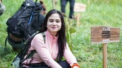 7 Foto Tissa Biani Tampil Natural saat Naik Gunung, Flawless Tanpa Makeup