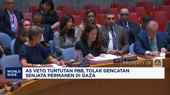 Video: AS Veto PBB, Tolak Gencatan Senjata Permanen di Gaza