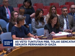 Video: AS Veto PBB, Tolak Gencatan Senjata Permanen di Gaza