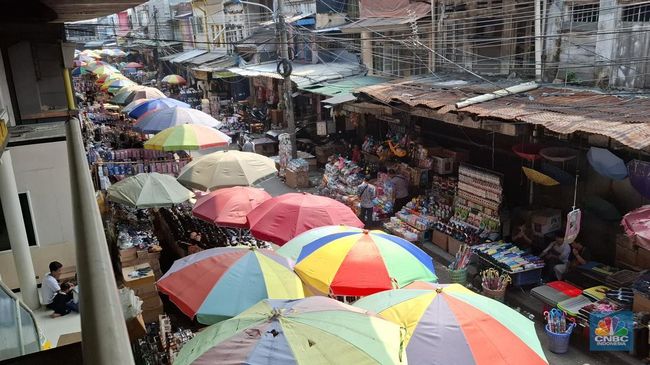 Pasar Asemka Kini Sunyi Sepi Ditinggal Pembeli, Begini Penampakannya