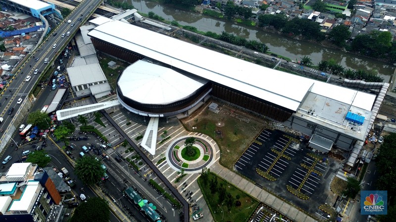 Foto udara menujukkan proyek Peningkatan Stasiun Tanah Abang Tahap I, dengan capaian pembangunan mencapai 99.85%, Kamis (5/6/2025). (CNBC Indonesia/Tri Susilo) Foto udara menujukkan proyek Peningkatan Stasiun Tanah Abang Tahap I, dengan capaian pembangunan mencapai 99.85%, Kamis (5/6/2025). (CNBC Indonesia/Tri Susilo)