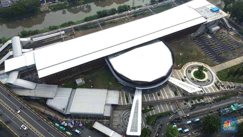 Foto udara menujukkan proyek Peningkatan Stasiun Tanah Abang Tahap I, dengan capaian pembangunan mencapai 99.85%, Kamis (5/6/2025). (CNBC Indonesia/Tri Susilo) Foto udara menujukkan proyek Peningkatan Stasiun Tanah Abang Tahap I, dengan capaian pembangunan mencapai 99.85%, Kamis (5/6/2025). (CNBC Indonesia/Tri Susilo)