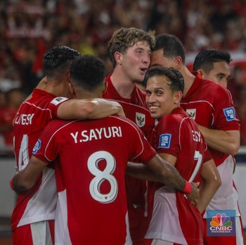 Potret Aksi Skuad Garuda Hantam China 1-0, Ole Romeny Jadi Bintangnya