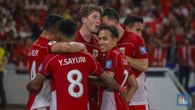 Potret Aksi Skuad Garuda Hantam China 1-0, Ole Romeny Jadi Bintangnya