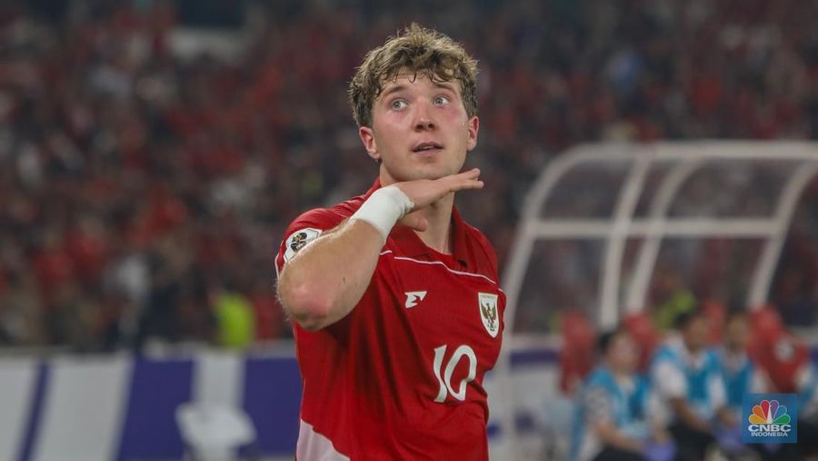 Timnas Indonesia berhasil mengalahkan China dengan skor 1-0 Kualifikasi Piala Dunia 2026 Grup C Zona Asia di Stadion Utama Gelora Bung Karno (SUGBK), Senayan, Jakarta, Kamis (5/6/2025).  (CNBC Indonesia/Faisal Rahman)