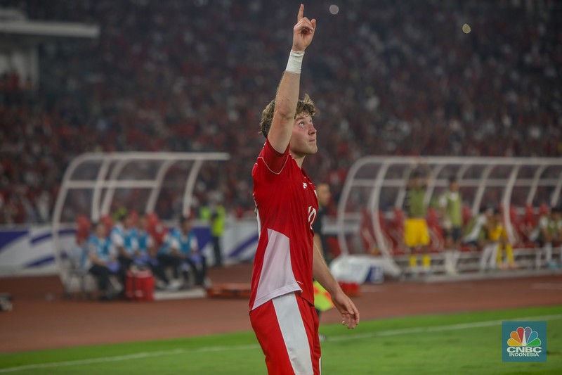 Indonesia vs China Timnas Indonesia berhasil mengalahkan China dengan skor 1-0 Kualifikasi Piala Dunia 2026 Grup C Zona Asia di Stadion Utama Gelora Bung Karno (SUGBK), Senayan, Jakarta, Kamis (5/6/2025). (CNBC Indonesia/Faisal Rahman)