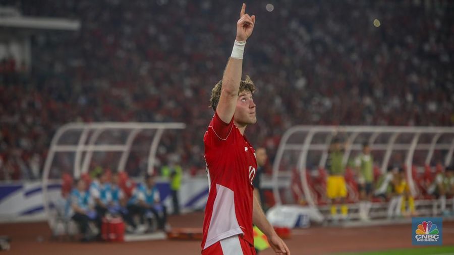 Timnas Indonesia berhasil mengalahkan China dengan skor 1-0 Kualifikasi Piala Dunia 2026 Grup C Zona Asia di Stadion Utama Gelora Bung Karno (SUGBK), Senayan, Jakarta, Kamis (5/6/2025).  (CNBC Indonesia/Faisal Rahman)