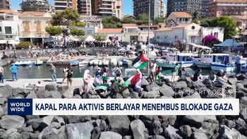 Video: Kapal Para Aktivis Berlayar Tembus Blokade Gaza