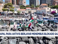 Video: Kapal Para Aktivis Berlayar Tembus Blokade Gaza