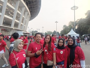 Cerita Suporter Wanita Merasa Aman Nonton Timnas di GBK