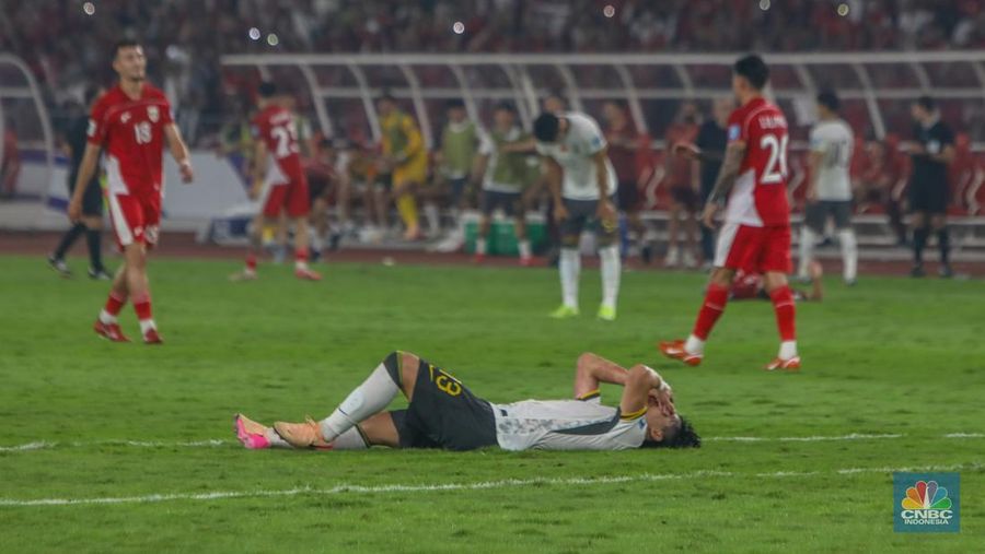 Indonesia vs China Timnas Indonesia berhasil mengalahkan China dengan skor 1-0 Kualifikasi Piala Dunia 2026 Grup C Zona Asia di Stadion Utama Gelora Bung Karno (SUGBK), Senayan, Jakarta, Kamis (5/6/2025). (CNBC Indonesia/Faisal Rahman)