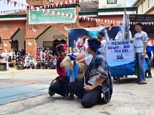 Melihat Tradisi Unik Santri di Sukabumi Hias Domba Kurban Jelang Idul Adha