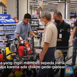 Diskon Gede-Gedean di Transmart, Beli Sepeda Listrik Hemat Rp 2 Jutaan