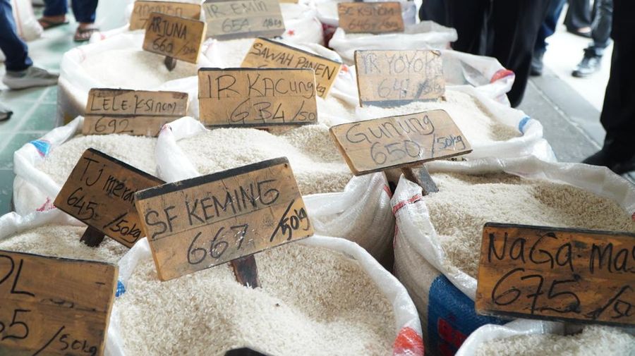 Harga beras di Pasar Induk Beras Cipinang (PIBC), Jakarta pada Kamis (5/6/2025). (Dok. Bapanas)