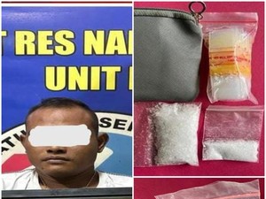 Polres PALI Gerebek Rumah Pengedar Narkoba, Belasan Gram Sabu Disita
