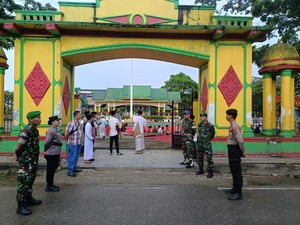 Sinergi TNI-Polri Amankan Hari Raya Idul Adha di Indragiri Hilir Riau