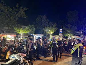 Tim Raga Turun ke Jalan Pastikan Malam Takbiran di Pelalawan Riau Aman