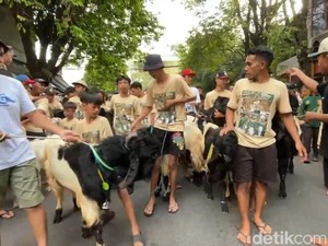 Tradisi Arak-arakan Kurban di Kidul Pasar Malang Lestari Sejak 1985
