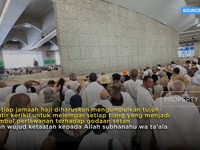 Video: Hari Tasyrik, Jamaah Haji Lontar Jumrah Simbol Lawan Setan