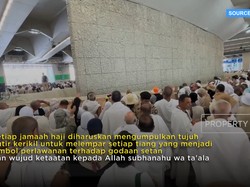 Video: Hari Tasyrik, Jamaah Haji Lontar Jumrah Simbol Lawan Setan