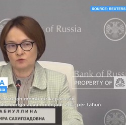 Video: Mengejutkan! Bank Sentral Rusia Pangkas Suku Bunga Jadi 20%